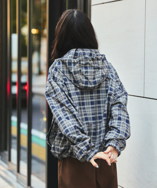UMBRO × FREAK'S STORE/アンブロ 別注 Check Anorak Parka／チェック