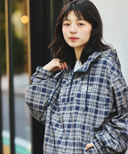 UMBRO × FREAK'S STORE/アンブロ 別注 Check Anorak Parka／チェック