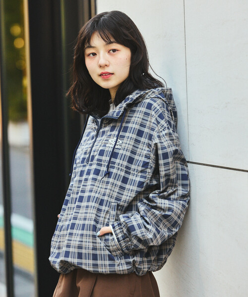 UMBRO × FREAK'S STORE/アンブロ 別注 Check Anorak Parka／チェック