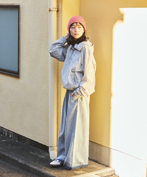 UMBRO × FREAK'S STORE/アンブロ 別注 Check Anorak Parka／チェック