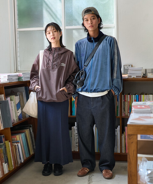 UMBRO × FREAK'S STORE/アンブロ 別注 Check Anorak Parka／チェック