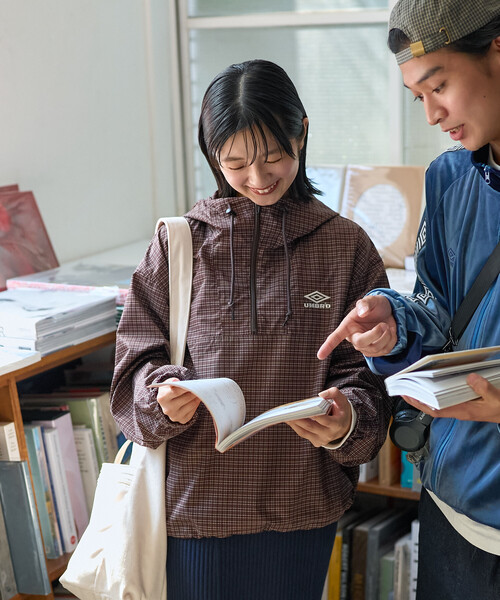 アンブロ アノラックパーカー　フリークスストア UMBRO × FREAK'S STORE/アンブロ 別注 Check Anorak Parka／チェック