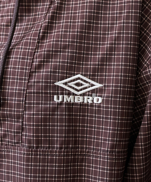 UMBRO×FREAK'S STOREチェックアノラックパーカ　ブラックウォッチ FREAK'S STORE（フリークスストア） ブルゾン アウター UMBRO