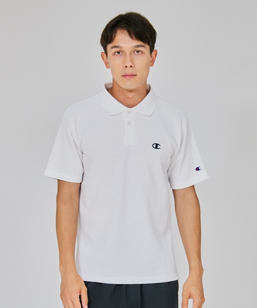 Champion(チャンピオン)の「【Champion/チャンピオン】メンズ スポーツ ポロシャツ(ポロシャツ・メンズ・ダークネイビー/ホワイト/グレー/ブラック・X-LARGE/LARGE/MEDIUM)」の1枚目の写真