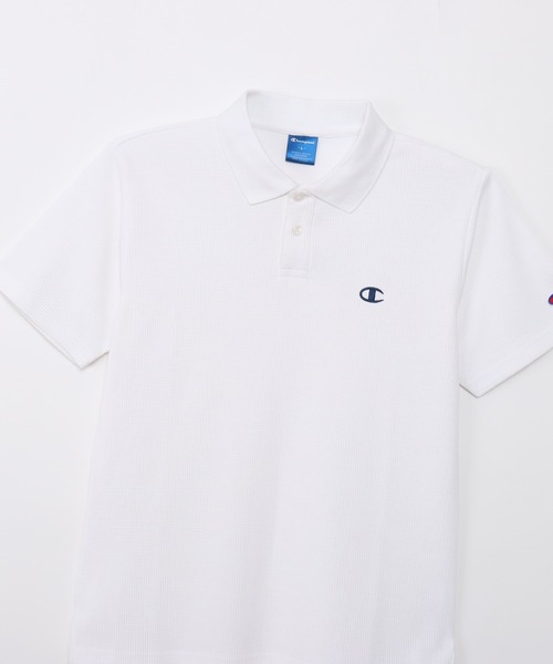 Champion(チャンピオン)の「【Champion/チャンピオン】メンズ スポーツ ポロシャツ(ポロシャツ・メンズ・ダークネイビー/ホワイト/グレー/ブラック・X-LARGE/LARGE/MEDIUM)」の8枚目の写真