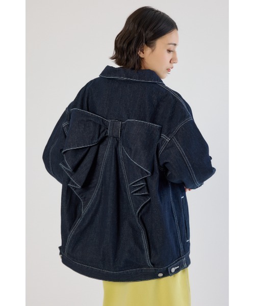 ビッグリボンデニムジャケット（デニムジャケット）｜RODEO CROWNS