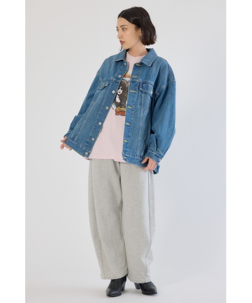 RODEO CROWNS WIDE BOWL（ロデオクラウンズワイドボウル）の「ビッグリボンデニムジャケット（デニムジャケット・レディース・ワンウォッシュ/ブルー/オフホワイト・FREE）」の20枚目の写真