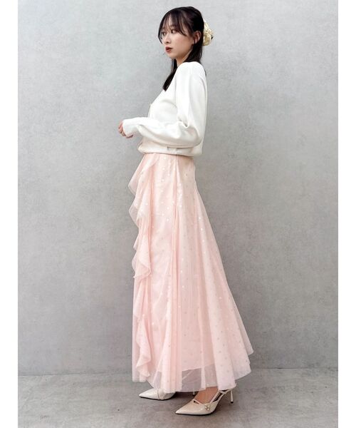 dazzlin(ダズリン)の「プレートシンプルカーディガン(カーディガン/ボレロ・レディース・イエロー/オフホワイト/グレー/ネイビー/ブラック・FREE)」の17枚目の写真