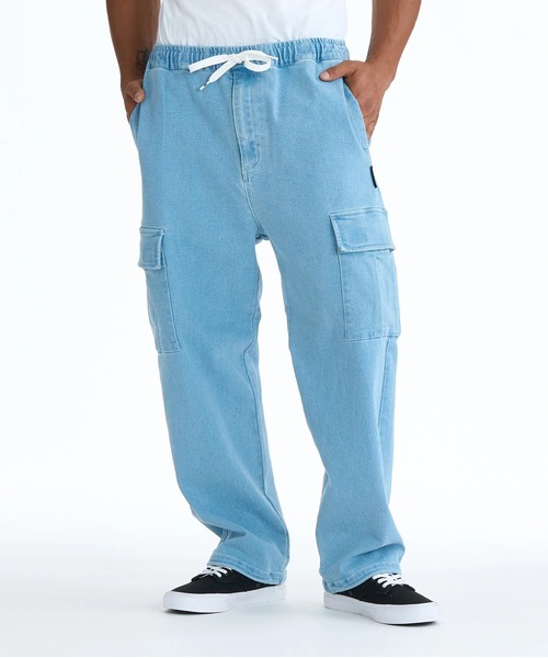 DC SHOES(ディーシーシューズ)の「DC SHOES メンズ 26 WIDE CARGO PANT カーゴパンツ 【2026年春夏モデル】/ストレッチウエストゴムドローコード付き(その他パンツ・メンズ・グレー系その他2/ブルー系その他/ブラック系その他/ブルー/ブラック/カーキ/ライトブルー・MEDIUM/LARGE/X-LARGE/SMALL)」の5枚目の写真
