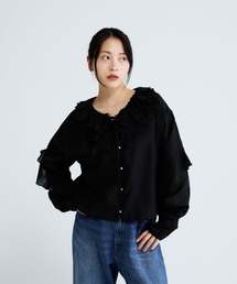 JEANASIS デニムフリルレギュラーシャツ 楽天市場】【SALE／20%OFF】デニムフリルレギュラーシャツ JEANASIS