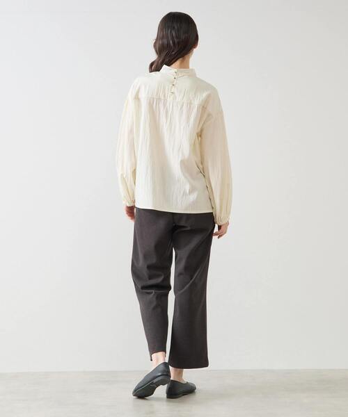 LOGEMENT DE CLAIRE（ロジュモンドクレール）の「【LOURMARIN】パフスリーブブラウス（シャツ/ブラウス・レディース・ブラック/クリーム/ピンク・FREE）」の8枚目の写真