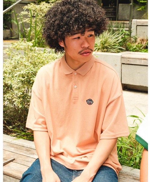 『KEBOZ』 セットアップ　半袖シャツ　ワークシャツ　パンツ　オレンジ　L セール/ブランド古着】KEBOZ｜ケボズのシャツ/ブラウス（オレンジ/橙色