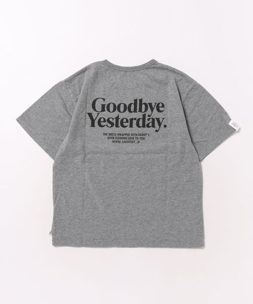 Smoothy（スムージー）の「Smoothy HELLO Tee / スムージー ハローTシャツ（Tシャツ/カットソー・キッズ・ヘザーグレー/スミクロ/ホワイト・X-LARGE/LARGE/MEDIUM）」の4枚目の写真