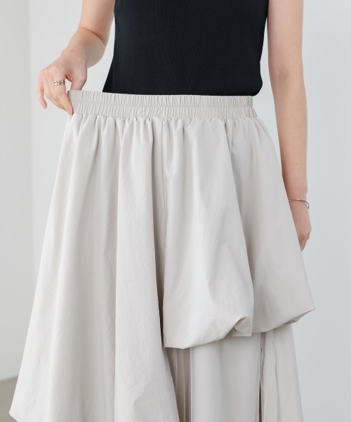 Bou Jeloud（ブージュルード）の「アシメレイヤードスカート（スカート・レディース・ブラック/アイボリー・FREE）」の13枚目の写真
