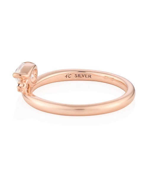 4℃（ヨンドシー）の「【Sakura Collection】シルバー リング（リング・レディース・ピンクゴールド・#10/#12）」の3枚目の写真