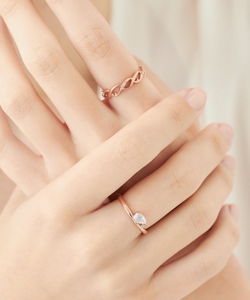 4℃（ヨンドシー）の「【Sakura Collection】シルバー リング（リング・レディース・ピンクゴールド・#10/#12）」の8枚目の写真