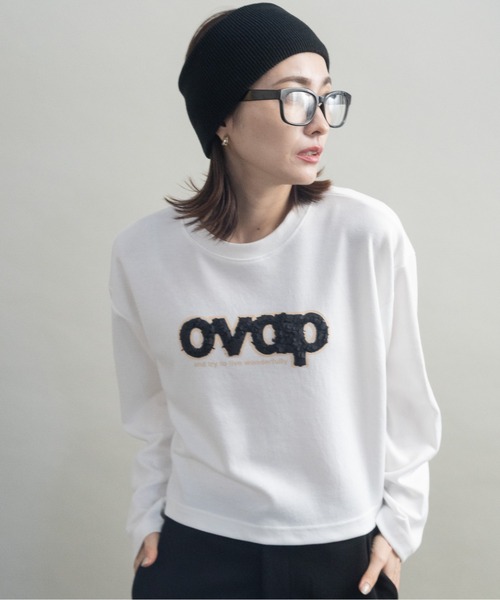 lodie（ロディ）の「ロゴモチーフ カットソー（Tシャツ/カットソー・レディース・アイボリー/ブラック/ブルー・FREE）」の3枚目の写真