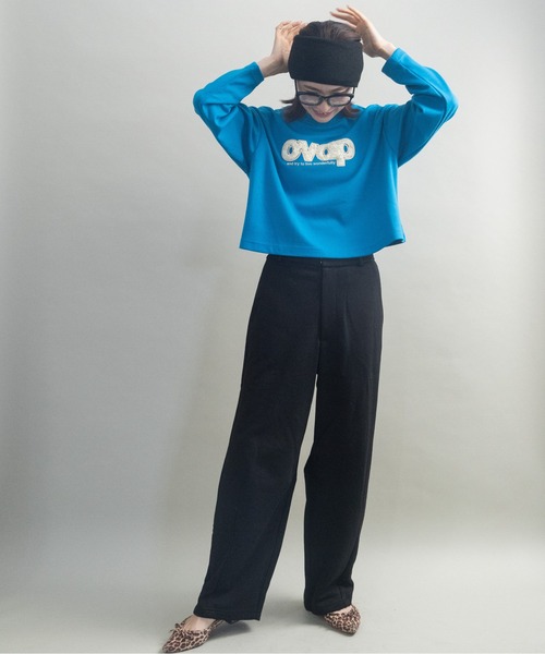 lodie（ロディ）の「ロゴモチーフ カットソー（Tシャツ/カットソー・レディース・アイボリー/ブラック/ブルー・FREE）」の15枚目の写真