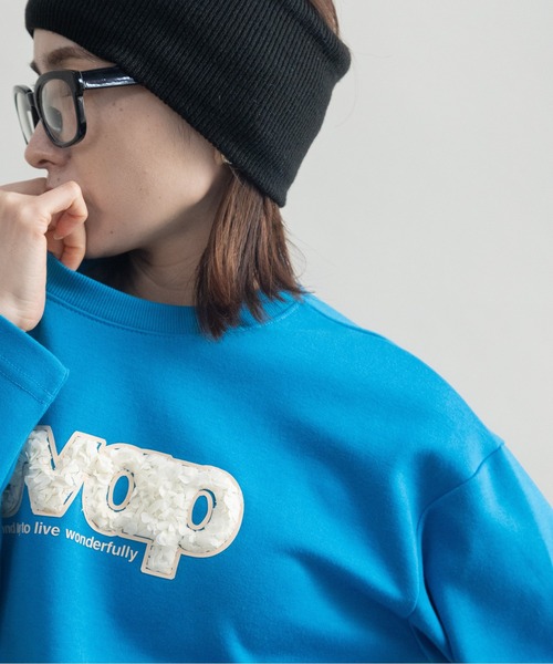 lodie（ロディ）の「ロゴモチーフ カットソー（Tシャツ/カットソー・レディース・アイボリー/ブラック/ブルー・FREE）」の8枚目の写真