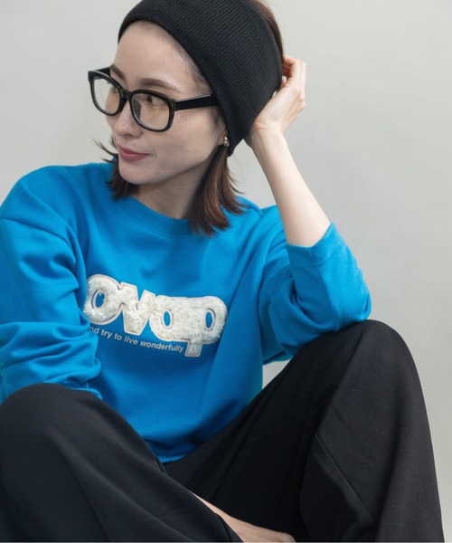 lodie（ロディ）の「ロゴモチーフ カットソー（Tシャツ/カットソー・レディース・アイボリー/ブラック/ブルー・FREE）」の10枚目の写真