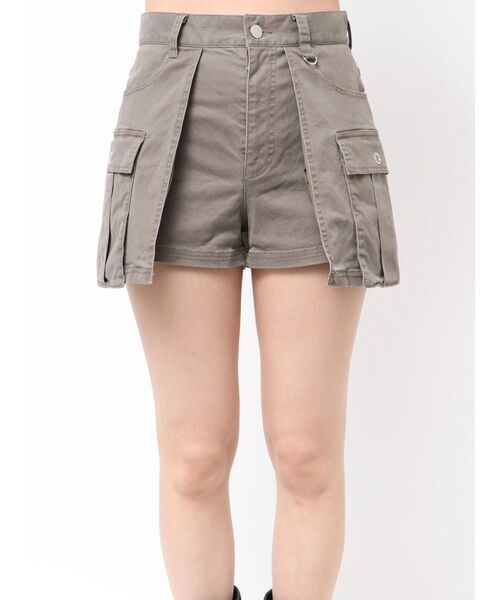 EMODA(エモダ)の「レイヤードボックススカートパンツ(スカート・レディース・ブラック/カーキ・SMALL/MEDIUM)」の18枚目の写真