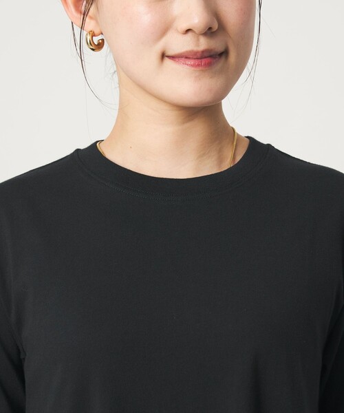 Champion（チャンピオン）の「【別注】＜Champion＞ショートスリーブ フレア Tシャツ ワンピース（ワンピース・レディース・ブラック/ネイビー/ナチュラル・FREE）」の16枚目の写真