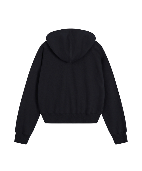Rest&Recreation（レストアンドレクリエーション）の「V-NECK CROPPED HOODIE - NAVY（パーカー・レディース・その他・ONE）」の2枚目の写真