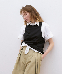 Glyph（グリフ）の「《一部店舗+WEB限定》Glyph Tank Top Panel Line TEE（Tシャツ/カットソー）」