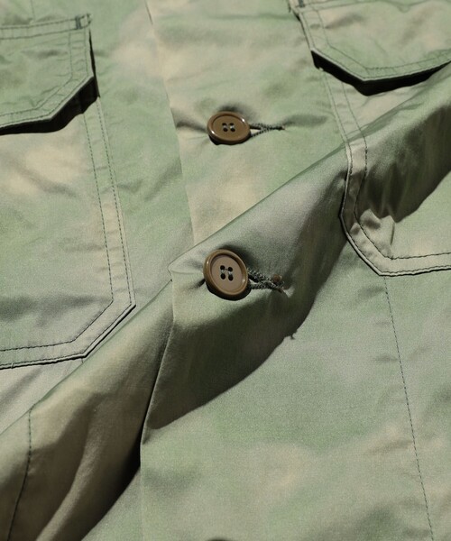 BEAMS PLUS(ビームスプラス)の「MIL-SHT NYCO Twill Pigment Print(シャツ/ブラウス・メンズ・グリーン系その他4/ネイビー・SMALL/X-LARGE/MEDIUM/LARGE)」の7枚目の写真