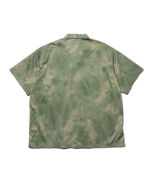 BEAMS PLUS(ビームスプラス)の「MIL-SHT NYCO Twill Pigment Print(シャツ/ブラウス・メンズ・グリーン系その他4/ネイビー・SMALL/X-LARGE/MEDIUM/LARGE)」の8枚目の写真