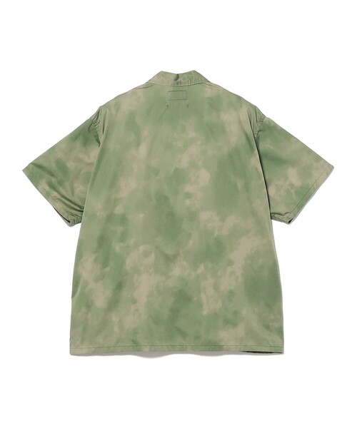 BEAMS PLUS(ビームスプラス)の「MIL-SHT NYCO Twill Pigment Print(シャツ/ブラウス・メンズ・グリーン系その他4/ネイビー・SMALL/X-LARGE/MEDIUM/LARGE)」の10枚目の写真