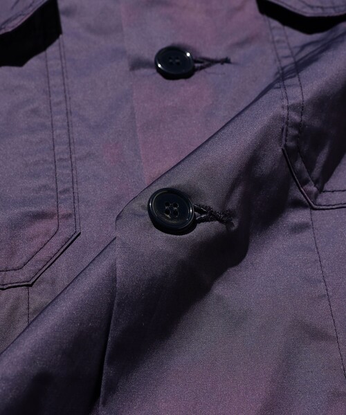 BEAMS PLUS(ビームスプラス)の「MIL-SHT NYCO Twill Pigment Print(シャツ/ブラウス・メンズ・グリーン系その他4/ネイビー・SMALL/X-LARGE/MEDIUM/LARGE)」の16枚目の写真