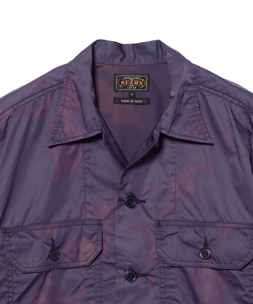 BEAMS PLUS(ビームスプラス)の「MIL-SHT NYCO Twill Pigment Print(シャツ/ブラウス・メンズ・グリーン系その他4/ネイビー・SMALL/X-LARGE/MEDIUM/LARGE)」の19枚目の写真