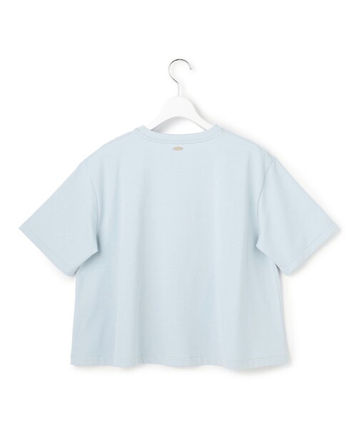 23区（ニジュウサンク）の「スビンギザコットン フレア Tシャツ（Tシャツ/カットソー・レディース・ブラウン系/グレー系/ホワイト系/サックスブルー系・38）」の11枚目の写真