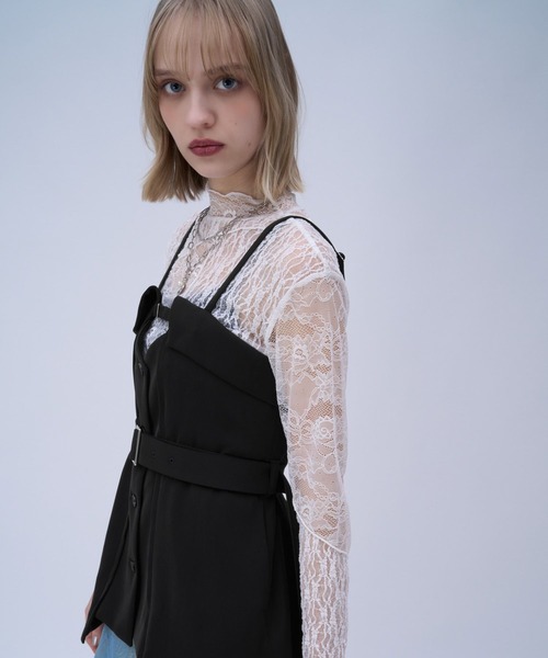 HARE（ハレ）の「トロミビスチェ(HARE)（その他トップス・レディース・ブラック/チェック・FREE）」の6枚目の写真