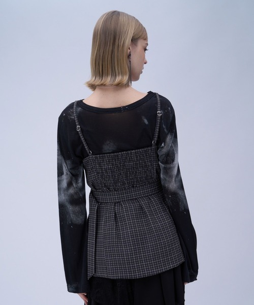 HARE（ハレ）の「トロミビスチェ(HARE)（その他トップス・レディース・ブラック/チェック・FREE）」の8枚目の写真