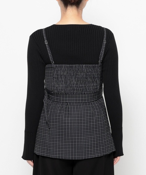 HARE（ハレ）の「トロミビスチェ(HARE)（その他トップス・レディース・ブラック/チェック・FREE）」の12枚目の写真