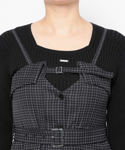 HARE（ハレ）の「トロミビスチェ(HARE)（その他トップス・レディース・ブラック/チェック・FREE）」の13枚目の写真