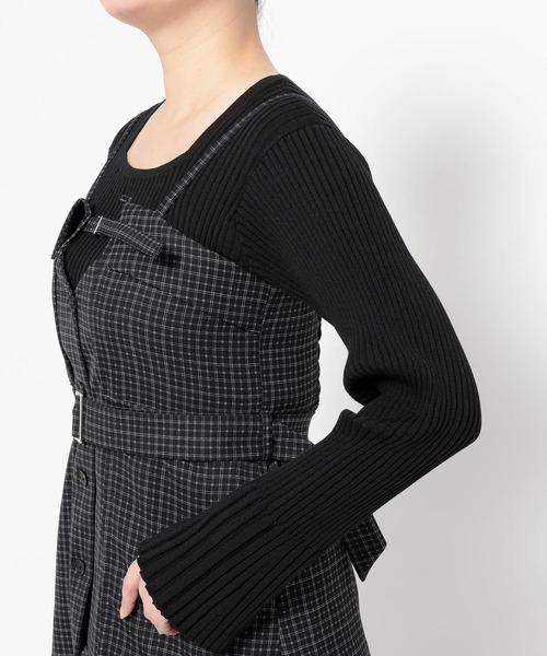 HARE（ハレ）の「トロミビスチェ(HARE)（その他トップス・レディース・ブラック/チェック・FREE）」の14枚目の写真