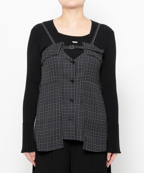 HARE（ハレ）の「トロミビスチェ(HARE)（その他トップス・レディース・ブラック/チェック・FREE）」の19枚目の写真