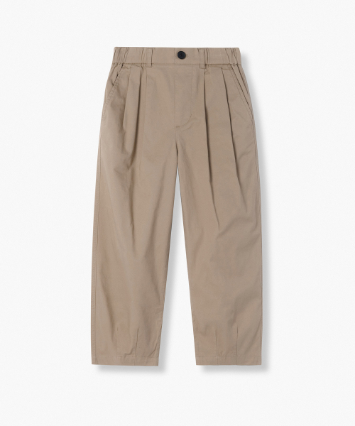 MUSINSA STANDARD KIDS（ムシンサスタンダードキッズ）の「コットンワイドバルーンバンディングパンツ[ベージュ]（その他パンツ・レディース・その他・150/100/110/120/130/140）」の2枚目の写真