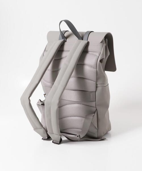 SENSE OF PLACE by URBAN RESEARCH(センスオブプレイスバイアーバンリサーチ)の「GASTON LUGA SPLASH 2.0-13(バックパック/リュック・メンズ・グレー系その他/イエロー系その他/ブラック・ONE)」の11枚目の写真