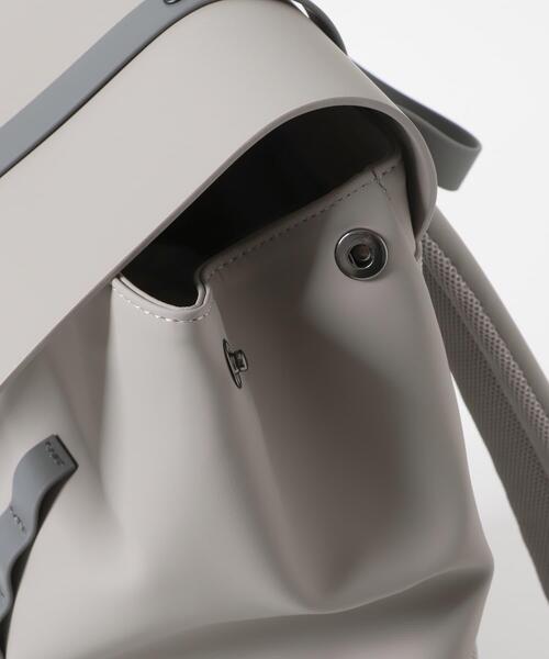 SENSE OF PLACE by URBAN RESEARCH(センスオブプレイスバイアーバンリサーチ)の「GASTON LUGA SPLASH 2.0-13(バックパック/リュック・メンズ・グレー系その他/イエロー系その他/ブラック・ONE)」の5枚目の写真