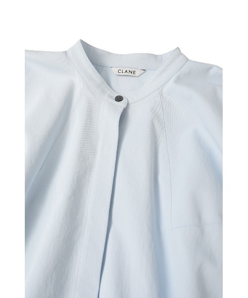 VOLUME SELEEVE STAND NECK SHIRTS（シャツ/ブラウス）｜CLANE（クラネ