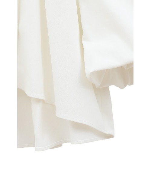 CLANE（クラネ）の「VOLUME SELEEVE STAND NECK SHIRTS（シャツ/ブラウス・レディース・ホワイト/サックスブルー・1/2）」の20枚目の写真