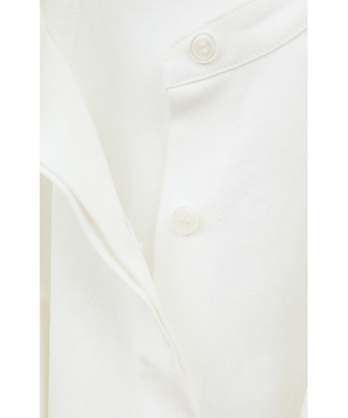 VOLUME SELEEVE STAND NECK SHIRTS（シャツ/ブラウス）｜CLANE（クラネ