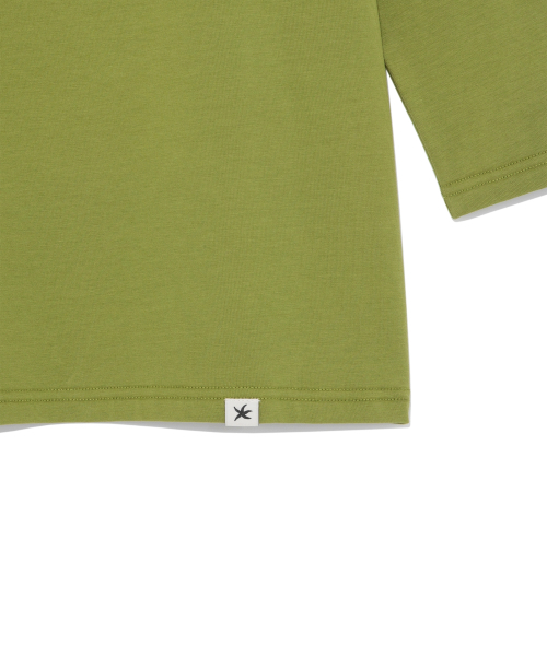 THECOLDESTMOMENT(ザコールデストモーメント)の「(w) TCM henley neck three-quarter sleeve (olive)(Tシャツ/カットソー・レディース・その他・SMALL/MEDIUM)」の5枚目の写真