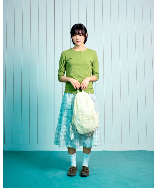THECOLDESTMOMENT(ザコールデストモーメント)の「(w) TCM henley neck three-quarter sleeve (olive)(Tシャツ/カットソー・レディース・その他・SMALL/MEDIUM)」の10枚目の写真