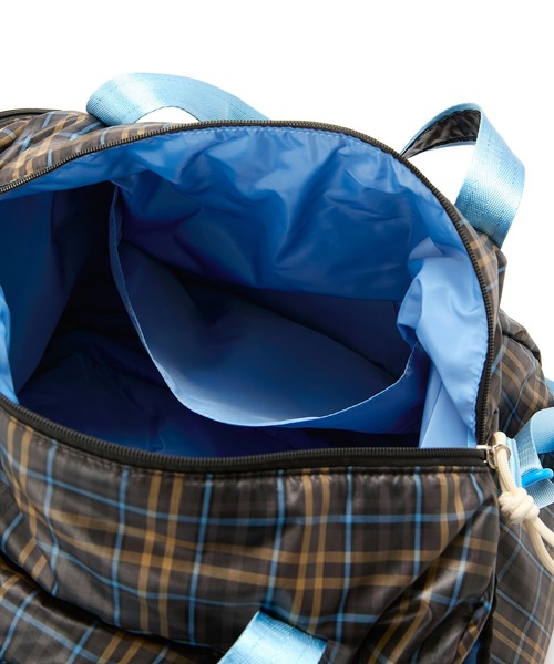 CONTROL FREAK / CTFK（コントロールフリーク）の「CONTROL FREAK / CTFK（コントロールフリーク）【TRAVEL BAG Series】≪撥水≫ダッフルバッグ M（ショルダーバッグ・レディース・ブラック/ベージュ/レオパード/チェック・FREE）」の9枚目の写真