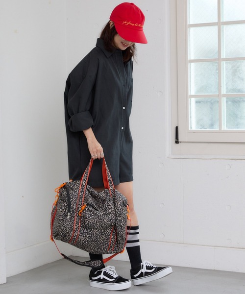 CONTROL FREAK / CTFK（コントロールフリーク）の「CONTROL FREAK / CTFK（コントロールフリーク）【TRAVEL BAG Series】≪撥水≫ダッフルバッグ M（ショルダーバッグ・レディース・ブラック/ベージュ/レオパード/チェック・FREE）」の17枚目の写真